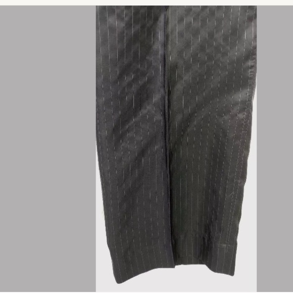 Calvin Klein Silk Rayon Pinstripe Pants 8 - Picture 7 of 8